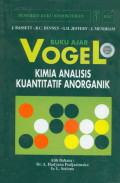 Buku Ajar Vogel Kimia Analis Kuantitatif Anorganik