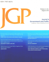 Journal of government and politics vol. 6 No. 2 tahun 2015