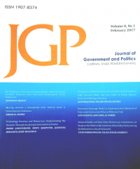 Jurnal of Goverment and politics Vol. 8 No. 1 tahun 2017