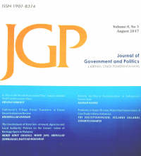 Journal of goverment and politics Vol. 8 No. 3 tahun 2017