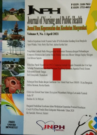 JNPH(Journal Of Nursing and Public Health) Vol.9 No.1  April 2021