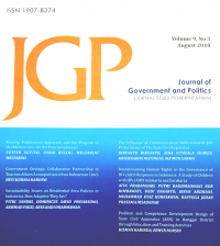 Journal of government and politics Vol. 9 No. 3 tahun 2018