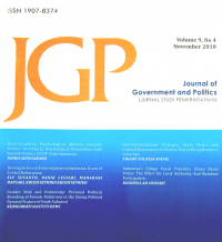 Journal of government and politics VOL. 9 no 4 tahun 2016