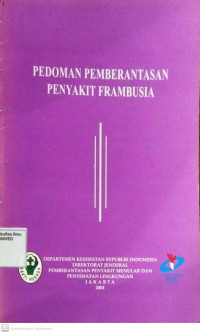 Pedoman Pemberantasan Penyakit Frambusia