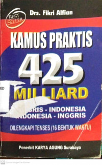 Kamus Praktis 425 Milliard Inggris Indonesia