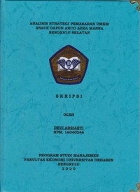 ANALISIS STRATEGI PEMASARAN UMKM SNACK DAPUR ARCO AZKA MANNA BENGKULU SELATAN