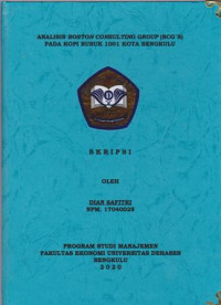 ANALISIS BOSTON CONSULTING GROUP (BCG'S) PADA KOPI BUBUK 1001 KOTA BENGKULU