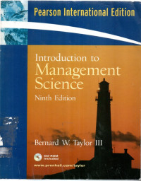 Introduction To Management Science