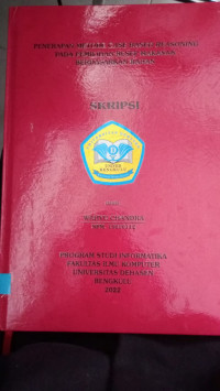 Penerapan Metode Case Based Reasoning Pada Pemilihan Resep Makanan Berdasarkan Bahan