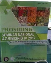 PROSIDING:Seminar Nasional Agribisnis IV 2017