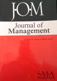 journal of management VOLUME 40