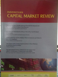 Indonesia Capital Market Review Vol.VI No.1 January 2014