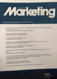 journal of marketing vol. 80