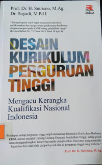 DESAIN KURIKULUM PERGURUAN TINGGI