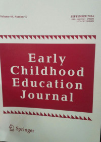 EARLYN CHILDHOOD EDUCATIAN JOURNAL : VOLUME 44,NUMBER 5