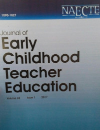 JOURNAL OF EARLY CHILDHOOD TEACHER EDUCATION : VOLUME 38 ISSUE 1