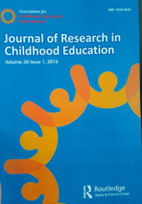 JOURNAL OF RESEARCH IN CHILDHOOD EDUCATION : VOLUME 30 ISSUE 4
