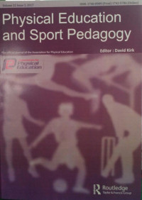 PHYSICAl education and sport pedagogy : volume 22 issue 2