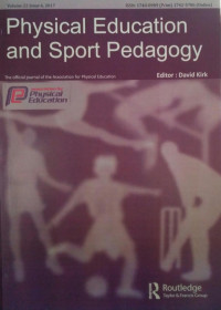 PHYSICAl education and sport pedagogy : volume 22 issue 6