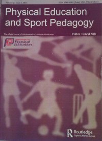 PHYSICAl education and sport pedagogy : volume 21 issue 1