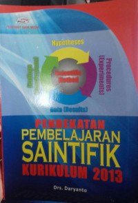 Pendekatan Pembelajaran SAINTIFIK Kurikulum 2013