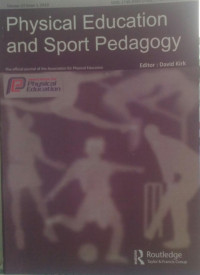 PHYSICAL EDUCATION AND SPORT PEDAGOGY : VOLUMNE 23,ISSUE 1