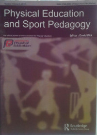 PHYSICaL EDUCATION AND SPORT PEDAGOGY : VOLUME 23 ISSUE 2
