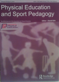 PHYSICaL EDUCATION AND SPORT PEDAGOGY : VOLUME 23 ISSUE 4