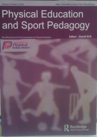 PHYSICaL EDUCATION AND SPORT PEDAGOGY : VOLUME 23 ISSUE 5
