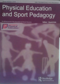 PHYSICaL EDUCATION AND SPORT PEDAGOGY : VOLUME 20 ISSUE 4