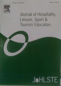 JOURNAL OF HOSPITALITY LEISURE SPORT DAN TOURISM EDUCATION : VOLUME 16