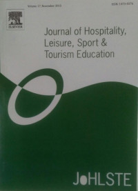 JOURNAL OF HOSPITALITY LEISURE SPORT DAN TOURISM EDUCATION : VOLUME 17