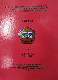 APLIKASI SISTEM PERKREDITAN BARANG ELEKTRONIK PADA TOKO CHINTYA BENGKULU MENGGUNAKA FRAMEWORK MVC (MODEL VIEW CONTROLLER)