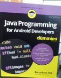 Java Programming For ANdroid Developers For Dummies