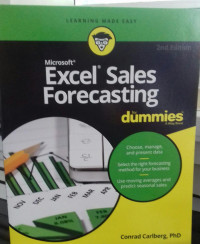 Microsft Excel Sales Forcasting For Dummies