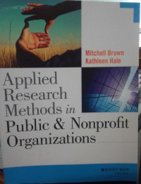 Applied Research Methods in Public dan Nonprofit Organizations