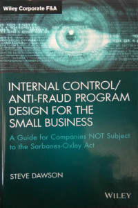 Internal control/ anti-fraud program design for the small business