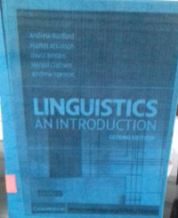 Linguistik An Introduction