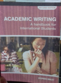 Academic Writing: Handbook For Internasional Students