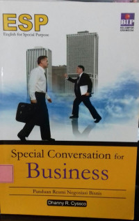 Special Coversation For Business(Panduan Resmi Negosiasi Bisnis