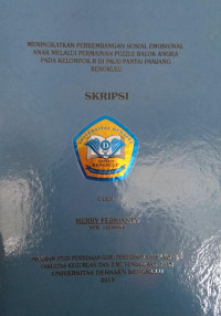 Meningkatkan perkembangan sosial emosional anak melalui permainan puzzle balok angka pada kelompok B di paud pantai panjang