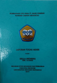 Pembiayaan OTO pada PT. Bank Syariah mandiri cabang Bengkulu