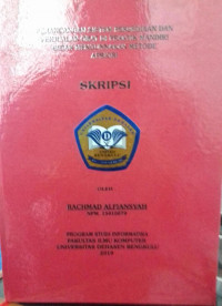 Perancangan Sistem Persediaan Dan Penjualan Obat Di Praktik Mandiri Bidan Menggunakan Metode Apriori