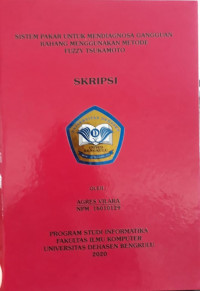 Sistem Pakar Untuk Mendiagnosa Gangguan Rancang Rahang Menggunakan Metode Fuzzy Tsukamoto