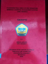 E-Learning Pada SMKS 4 Putra Nusantara Berbasis Learning Management System (LMS)Moodle