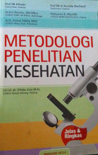 Metodologi Penelitian Kesehatan