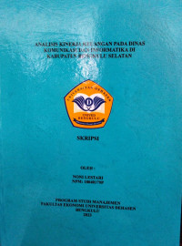 Analisis Kinerja Keuangan Pada Dinas Komunikasi Dan Informatika Di Kabupaten Bengkulu Selatan