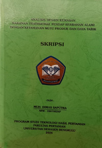 Analisis Desain Kemasan Makanan Tradisional Pendap Berbahan Alami Dengan Ketahanan Mutu Produk Dan Daya Tarik