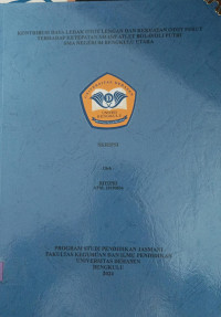 Kontribusi Daya Ledak Otot Lengan Dan Kekuatan otot Perut Terhadap Ketepatan Smash Atlet Bola Voli Putri SMA Negeri 04 Bengkulu Utara