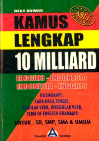 Kamus Lengkap 10 Milliard Inggris-Indonesia